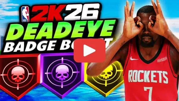 Thumbnail for Deadeye badge test on the NBA2KLab YouTube Channel