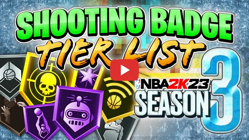 Updated tier list for best shooting badges