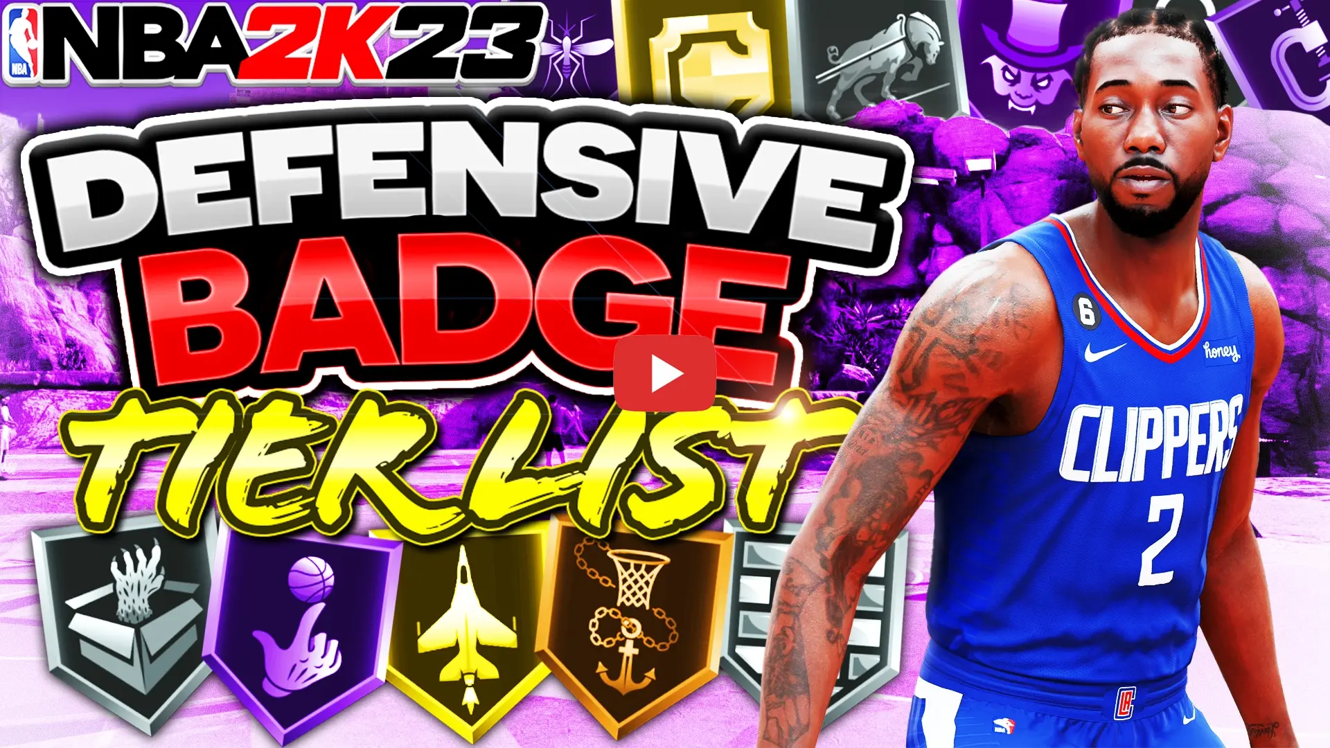 NBA 2K23 Defensive Badge Tier List