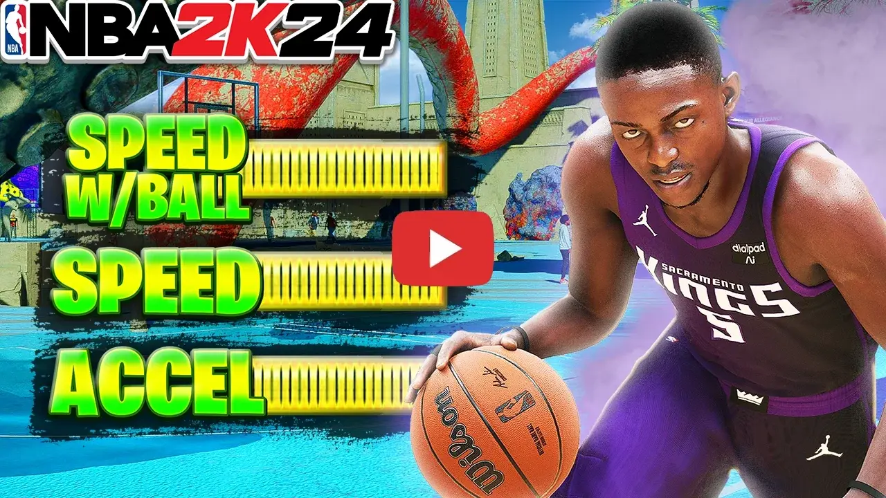 NBA 2K24 Speed with Ball vs Speed vs Acceleration nba-2k24-speed-with-ball-vs-acceleration-title